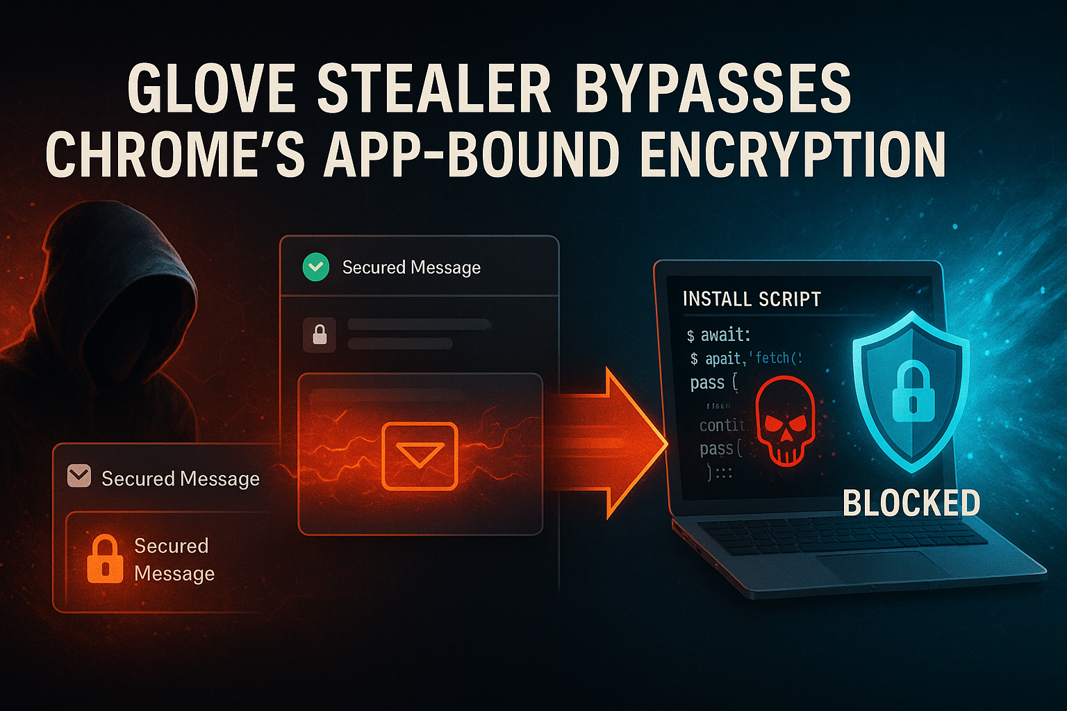 Glove Stealer Chrome App-Bound Encryption bypass — White Cloud Security Trust Lockdown default-deny would help block the stealer at execution
